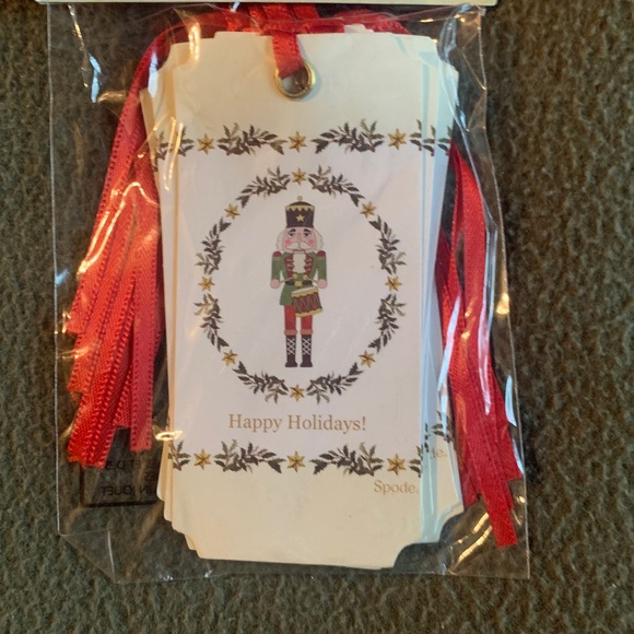 NIP Spode “Christmas Tree” gift tags. 3 packages of 12. Approx 1 3/4” x 3 3/4” - Picture 15 of 16